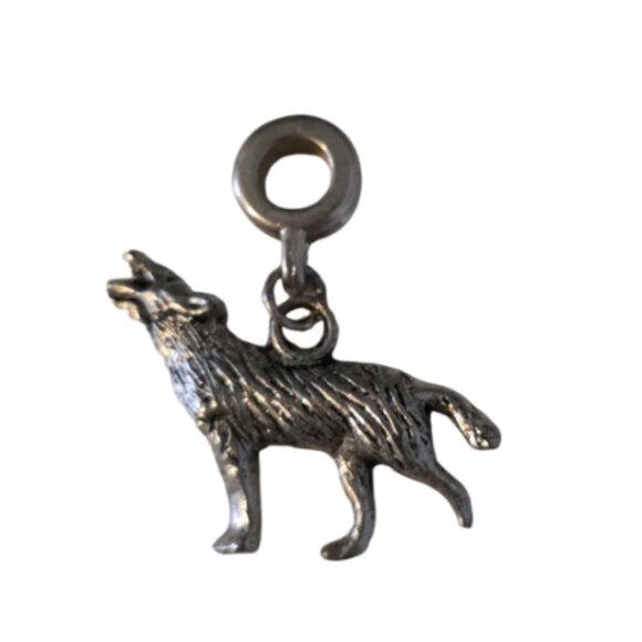 NWOT Pewter Wolf Charms Set of 7 - Picture 1 of 3